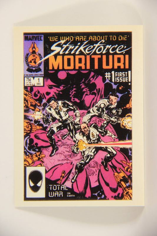 Marvel Superheroes First Issue Covers 1991 Trading Card #39 Strikeforce Morituri ENG L009084