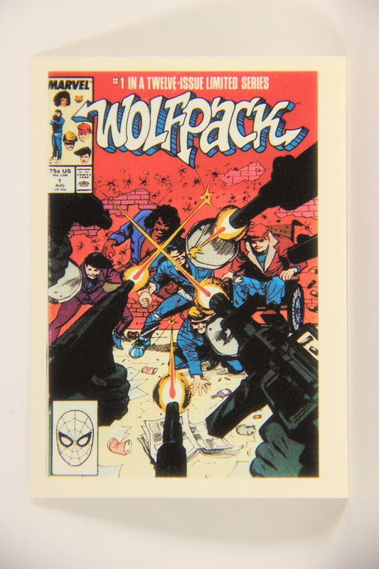 Marvel Superheroes First Issue Covers 1991 Trading Card #53 Wolfpack ENG L009098