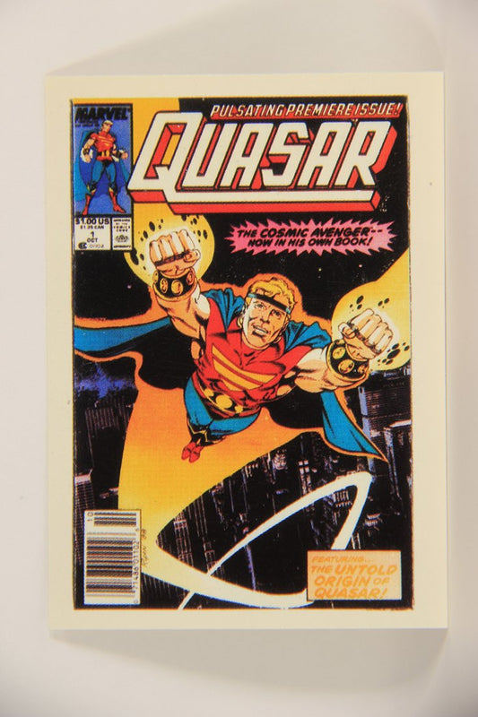 Marvel Superheroes First Issue Covers 1991 Trading Card #70 Quasar ENG L009115
