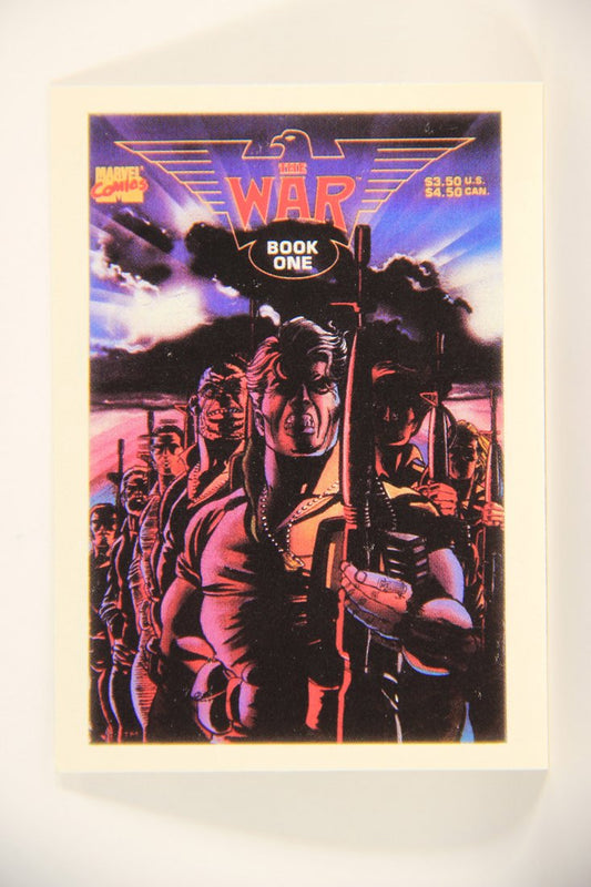 Marvel Superheroes First Issue Covers 1991 Trading Card #72 The War ENG L009117