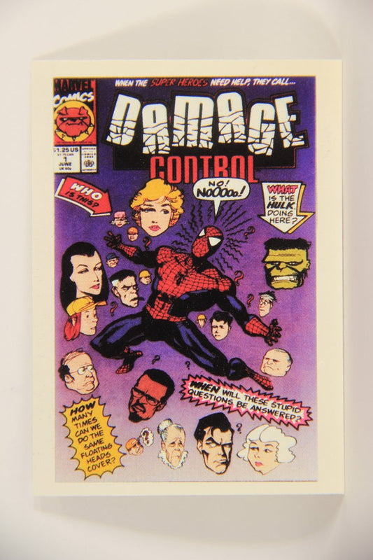 Marvel Superheroes First Issue Covers 1991 Trading Card #96 Damage Control Vol. III ENG L009141