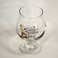 Coup De Grisou Tulip Beer Glass Canada Quebec Miner Logo firedamp explosion L009464