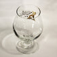 Coup De Grisou Tulip Beer Glass Canada Quebec Miner Logo firedamp explosion L009464