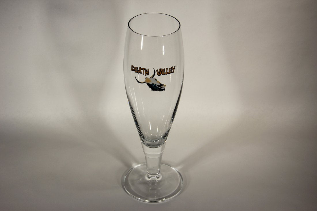 Death Valley Beer Glass Canada Quebec Flute Glass Type Longhorns Skull Great Logo IPA L009475