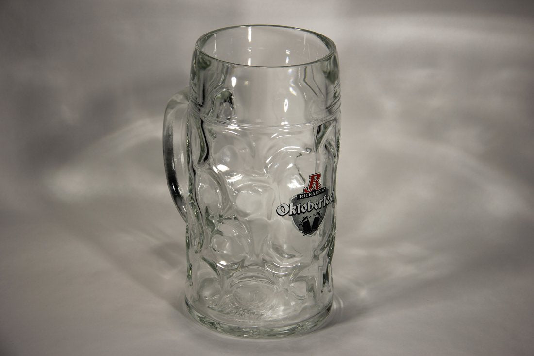 Rickard's Oktoberfest Tall Beer Glass Mug 1 Liter Special Edition Canada L009500