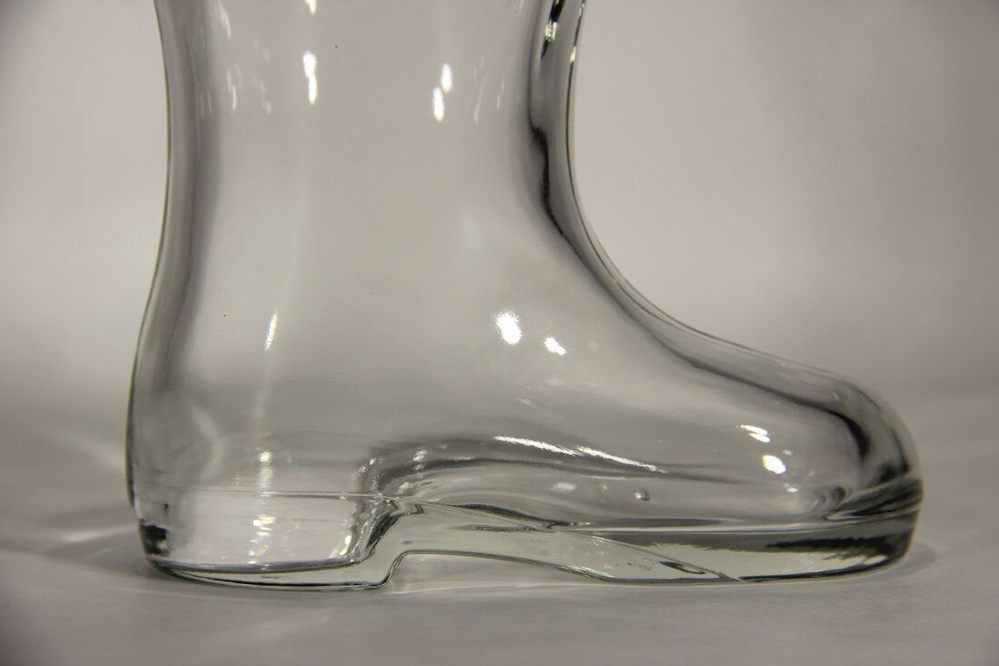 Furstenberg Clear Boot Shaped Beer Glass Germany L009565