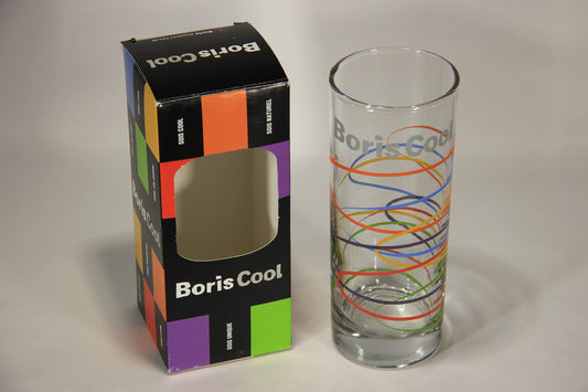 Boris Cool Beer Glass Boxed Canada Quebec High Ball Glass Type L009570