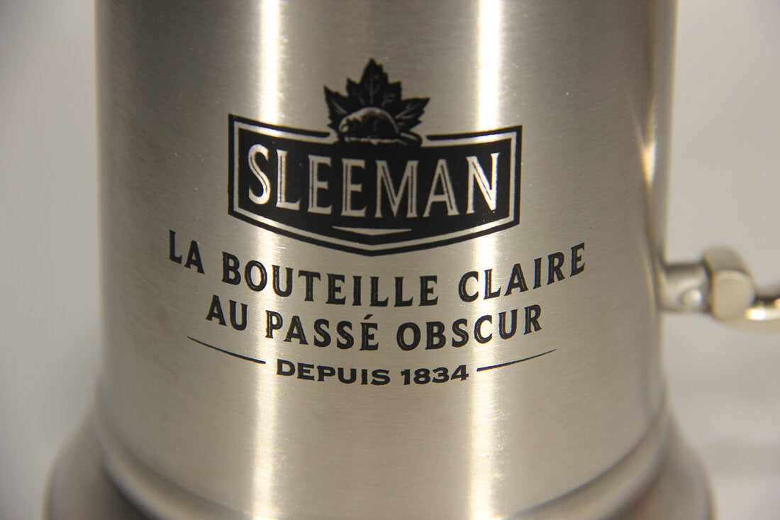 Sleeman Rare Stainless Steel Mug Beer French Box Canada L009579