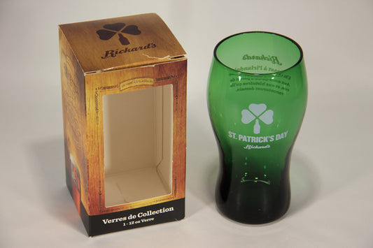 Rickard's St. Patrick's Day Collector Edition Beer Pint Glass French Box Canada L009613