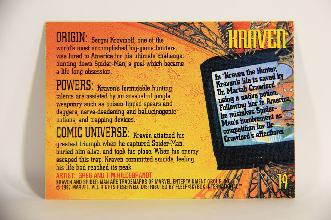 Spider-Man International 1997 Trading Card #19 Kraven ENG L009653