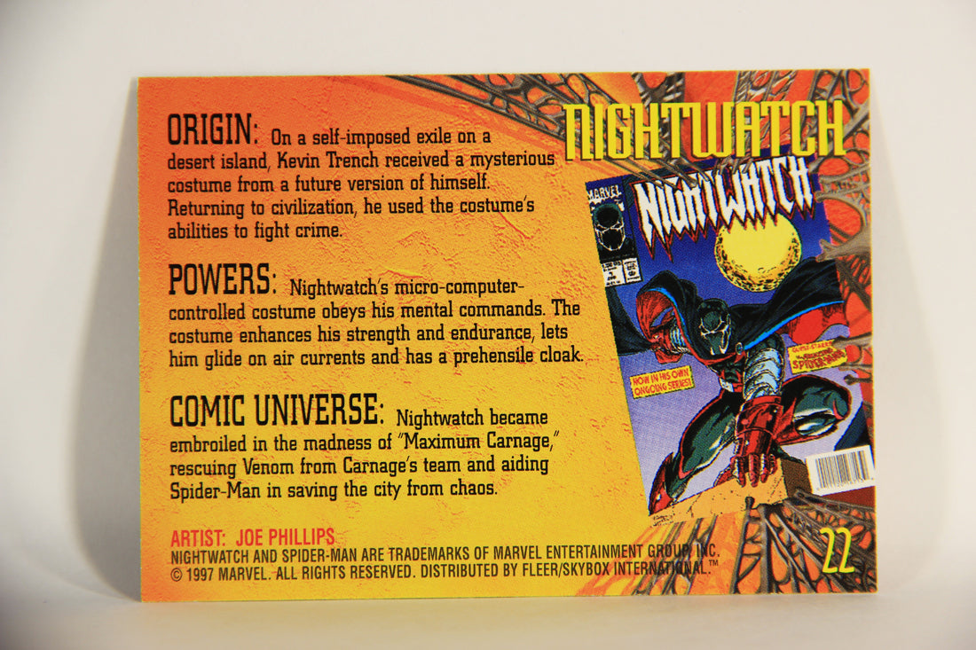 Spider-Man International 1997 Trading Card #22 Nightwatch ENG L009656