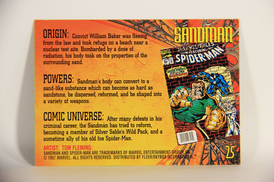 Spider-Man International 1997 Trading Card #25 Sandman ENG L009659