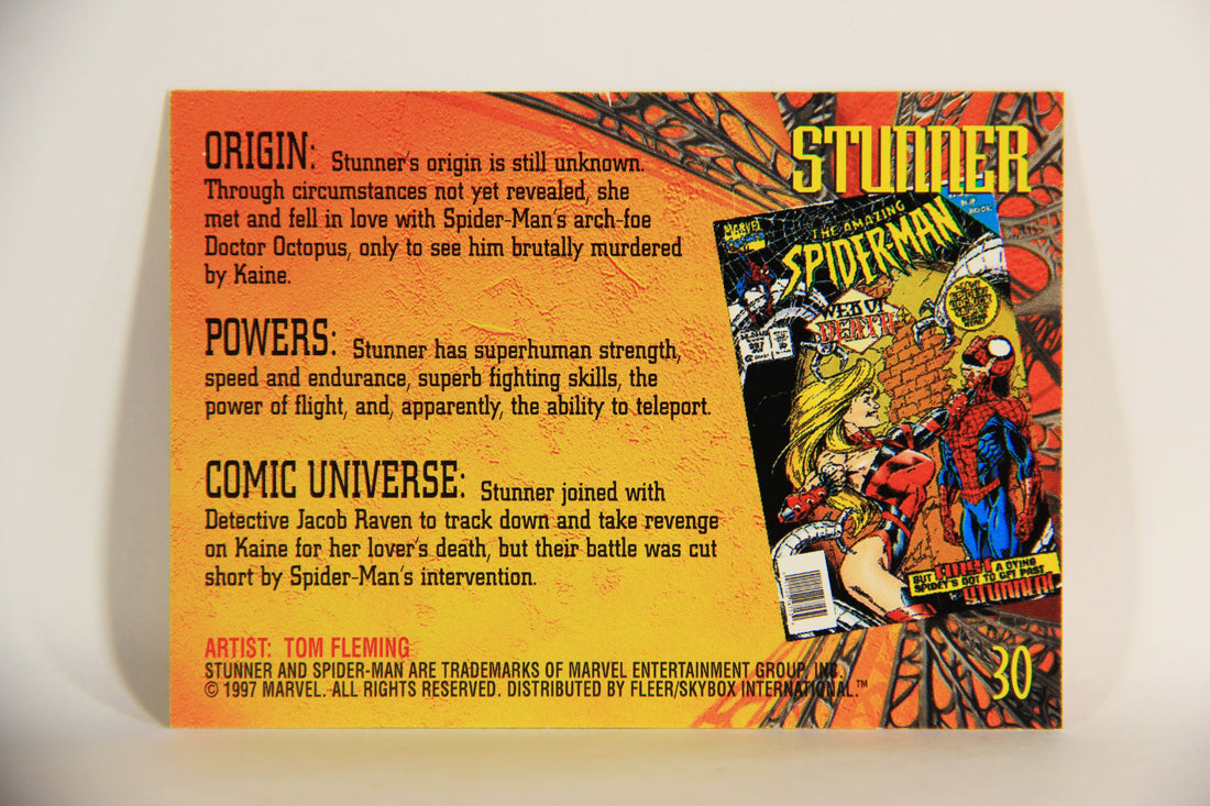 Spider-Man International 1997 Trading Card #30 Stunner ENG L009664