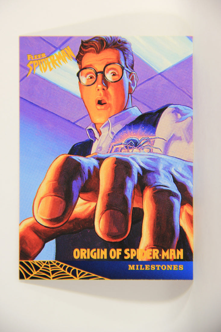 Spider-Man International 1997 Trading Card #34 Origin Of Spider-Man ENG L009668
