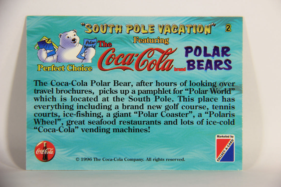 Coca-Cola Polar Bears 1996 Trading Card #2 Perfect Choice L009686