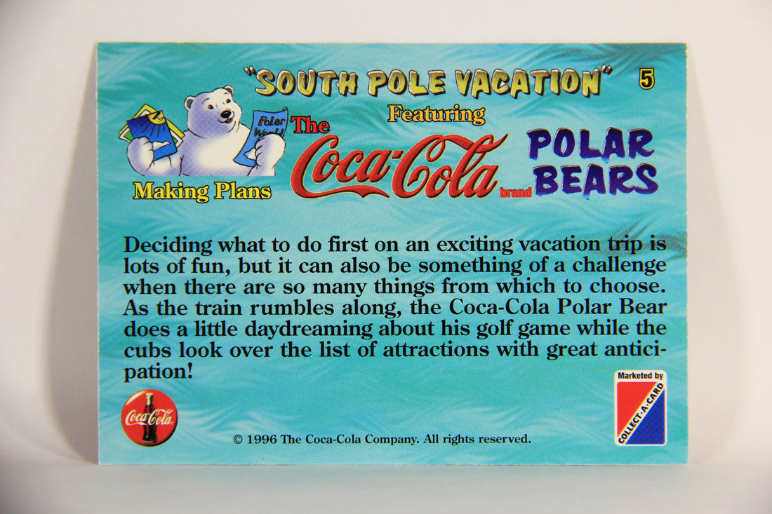 Coca-Cola Polar Bears 1996 Trading Card #5 Making Plans L009689