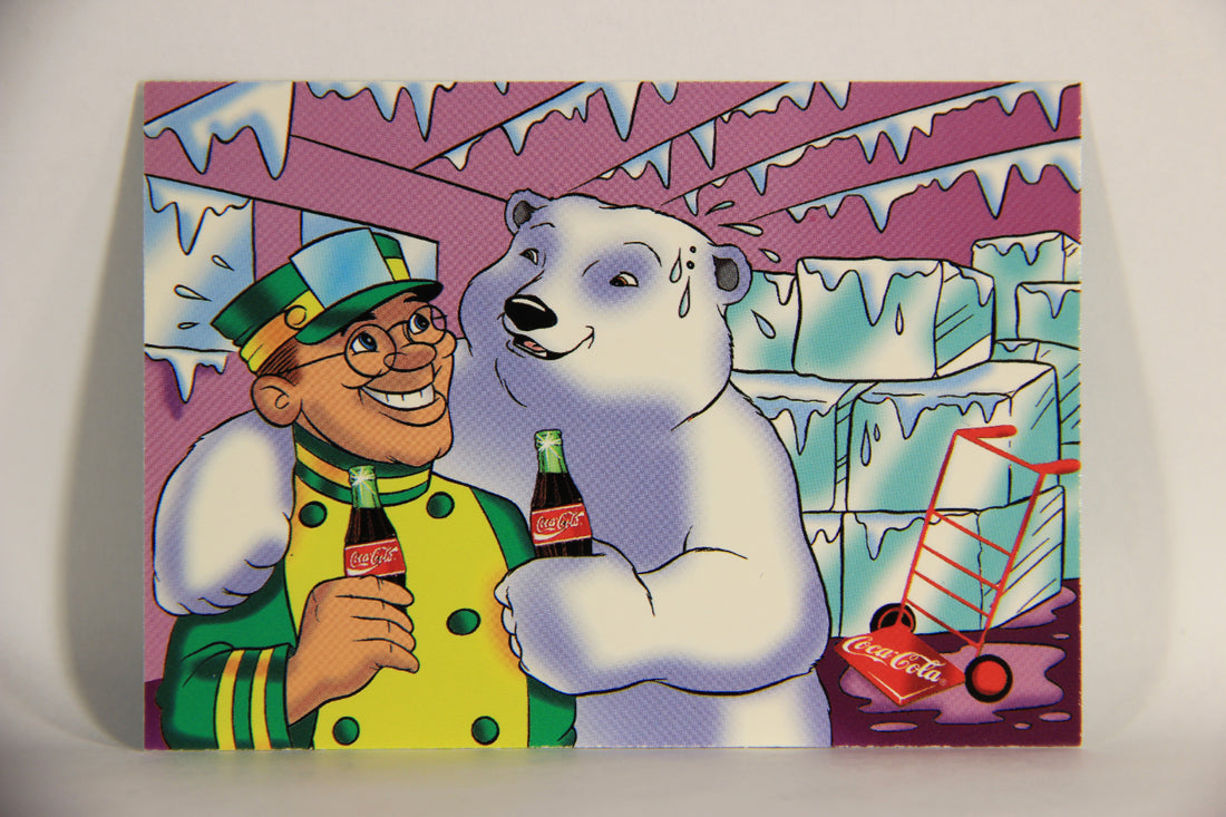 Coca-Cola Polar Bears 1996 Trading Card #6 Keeping Cool L009690