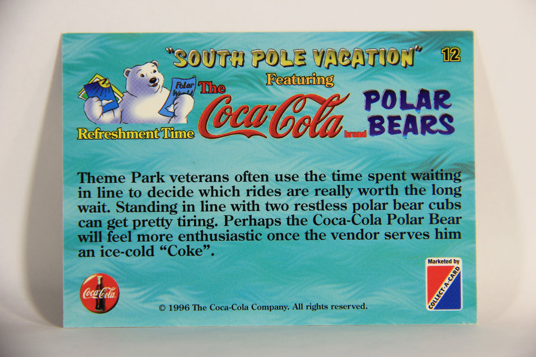 Coca-Cola Polar Bears 1996 Trading Card #12 Refreshment Time L009696