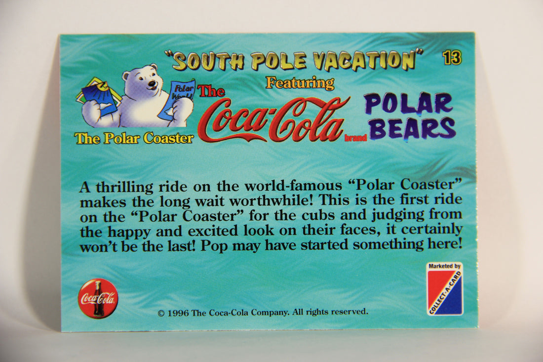 Coca-Cola Polar Bears 1996 Trading Card #13 The Polar Coaster L009697