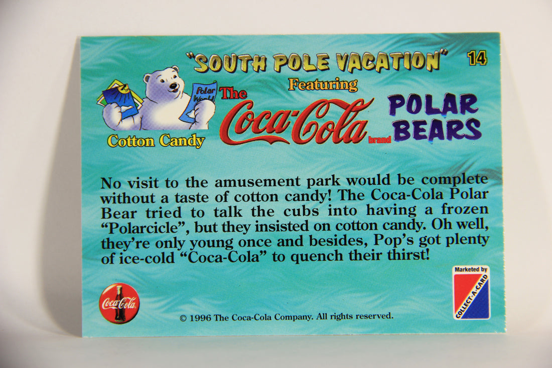 Coca-Cola Polar Bears 1996 Trading Card #14 Cotton Candy L009698