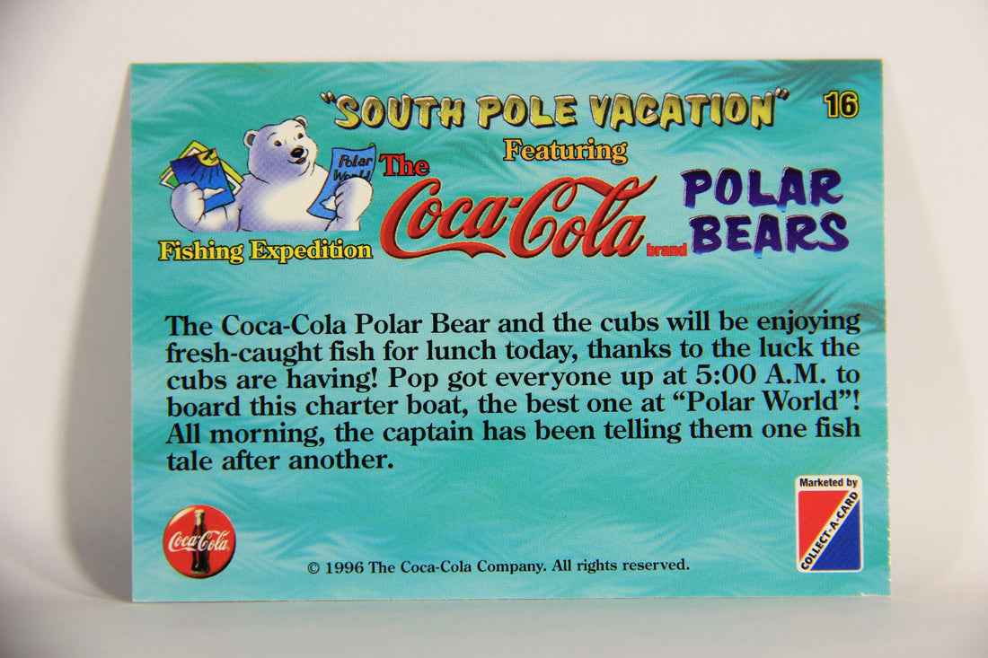 Coca-Cola Polar Bears 1996 Trading Card #16 Fishing Expedition L009700