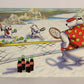 Coca-Cola Polar Bears 1996 Trading Card #26 Tennis Lesson L009710