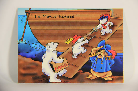 Coca-Cola Polar Bears 1996 Trading Card #28 Pirate Ship Adventure L009712