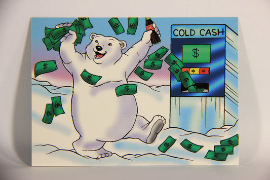 Coca-Cola Polar Bears 1996 Trading Card #33 Cold Cash L009717