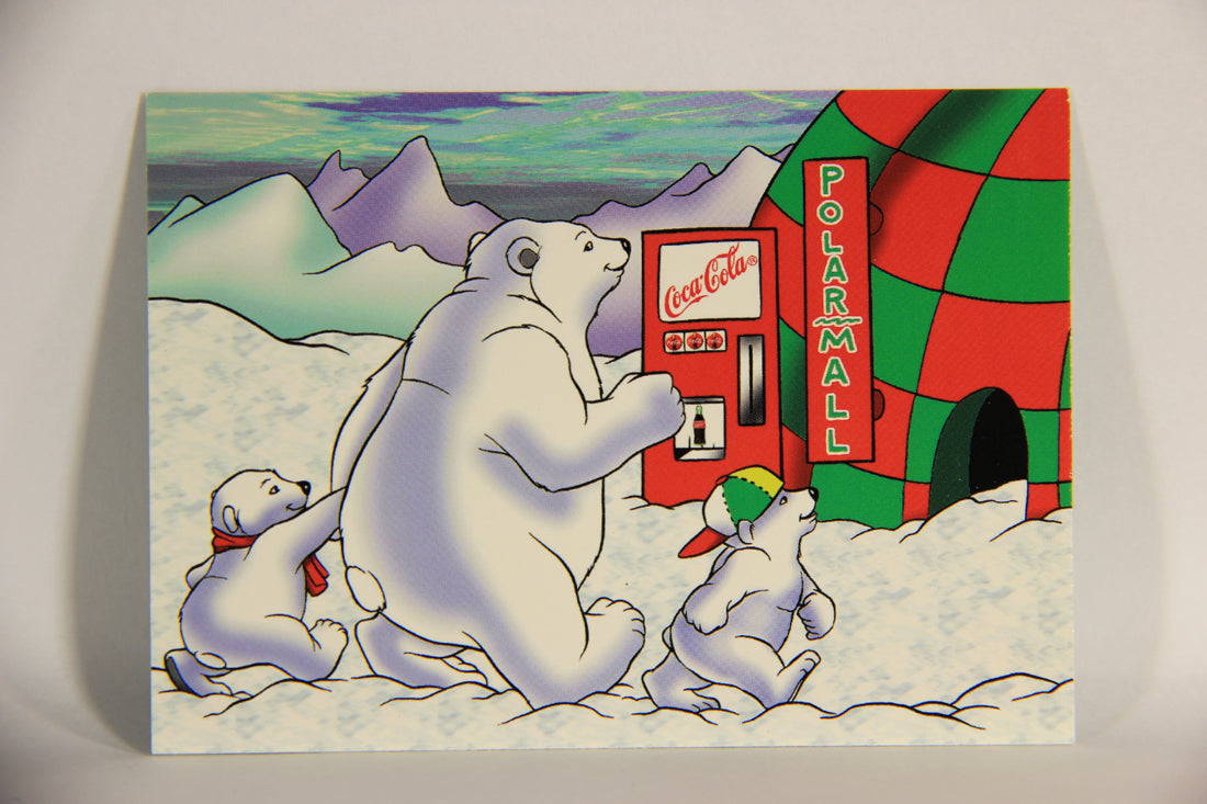 Coca-Cola Polar Bears 1996 Trading Card #41 Shopping Trip L009725