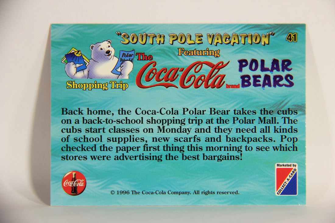 Coca-Cola Polar Bears 1996 Trading Card #41 Shopping Trip L009725