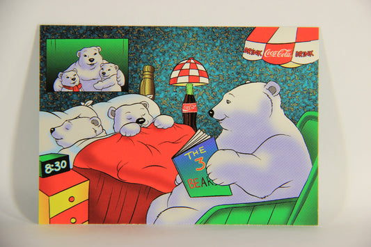 Coca-Cola Polar Bears 1996 Trading Card #47 Story Time L009731