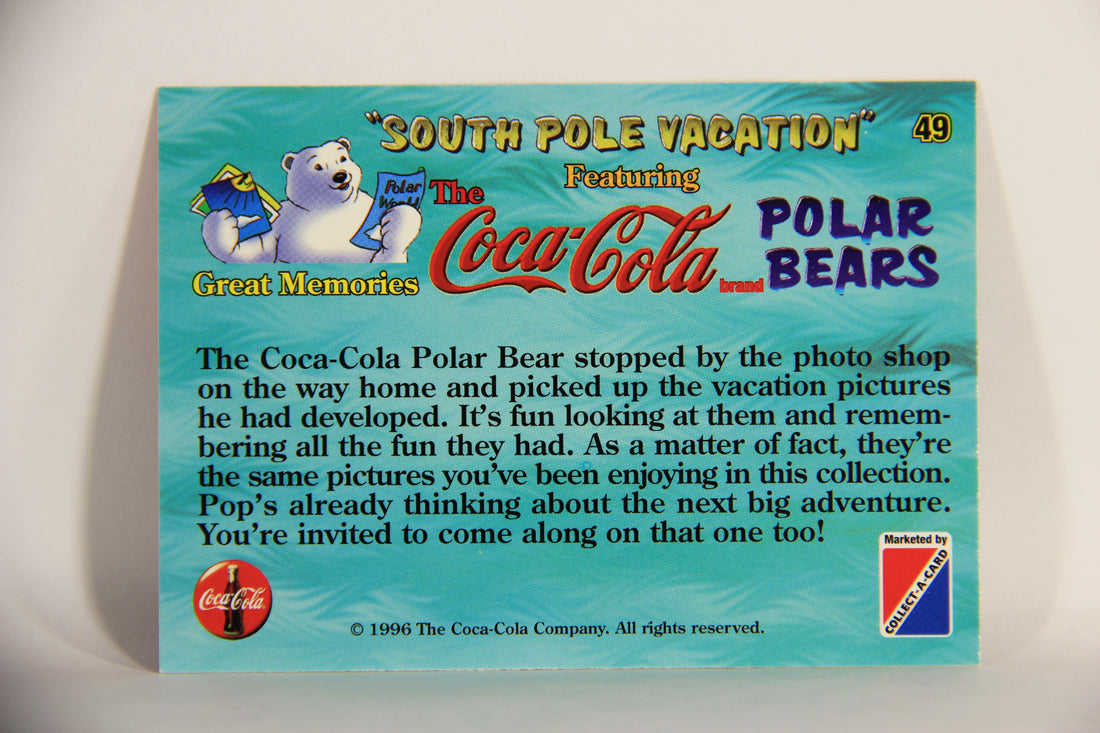 Coca-Cola Polar Bears 1996 Trading Card #49 Great Memories L009733