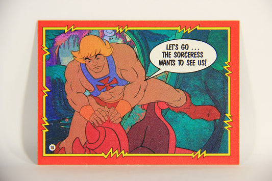 Masters Of The Universe MOTU 1984 Trading Card #15 The Road To Castle Grayskull ENG L009749
