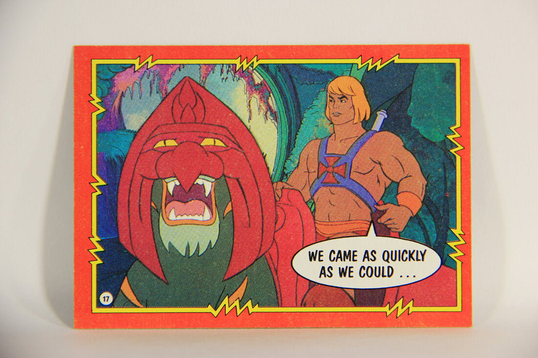 Masters Of The Universe MOTU 1984 Trading Card #17 Keeper Of The Castle ENG L009751