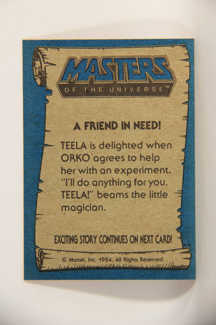 Masters Of The Universe MOTU 1984 Trading Card #26 A Friend In Need ENG L009760