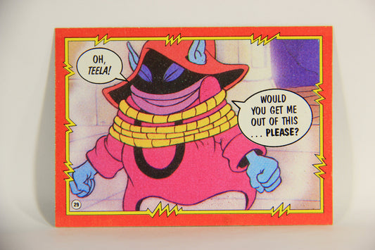 Masters Of The Universe MOTU 1984 Trading Card #29 Poor Orko ENG L009763