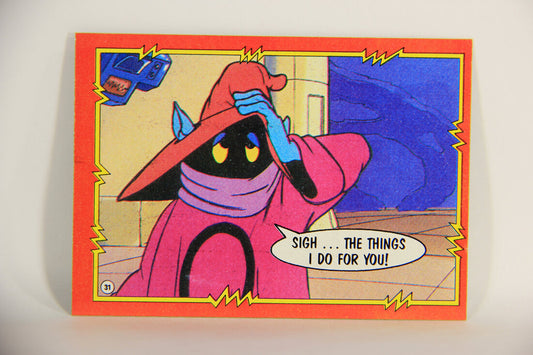 Masters Of The Universe MOTU 1984 Trading Card #31 Orko Free At Last ENG L009765