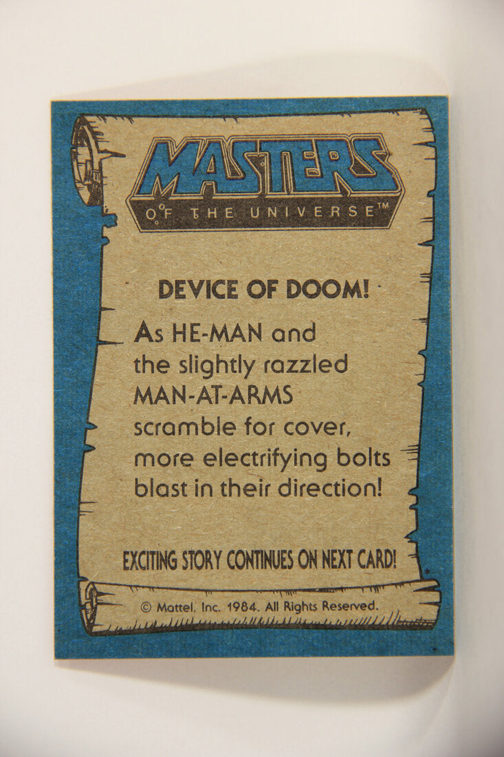Masters Of The Universe MOTU 1984 Trading Card #36 Device Of Doom ENG L009770