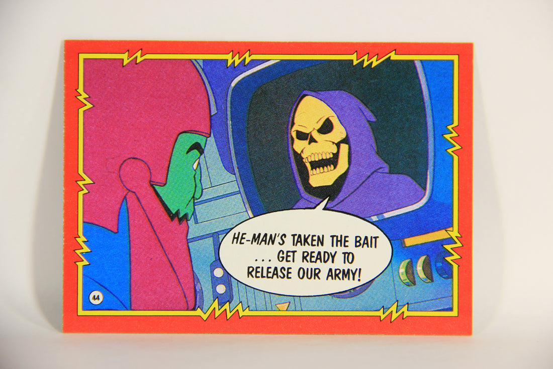 Masters Of The Universe MOTU 1984 Trading Card #44 And Now Defeat He-Man ENG L009778