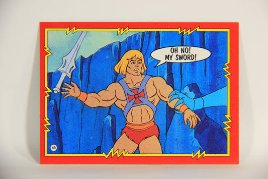 Masters Of The Universe MOTU 1984 Trading Card #49 A Crushing Defeat ENG L009783