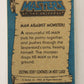 Masters Of The Universe MOTU 1984 Trading Card #50 Man Against Monster ENG L009784