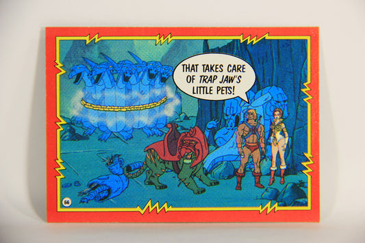 Masters Of The Universe MOTU 1984 Trading Card #66 Defeat Of The Serpentoids ENG L009800