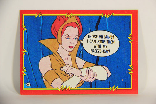 Masters Of The Universe MOTU 1984 Trading Card #68 Mighty Weapon Of Teela ENG L009802