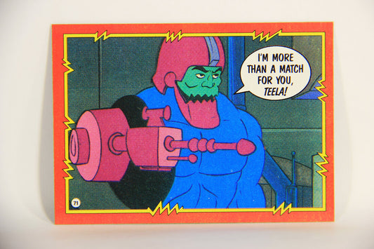 Masters Of The Universe MOTU 1984 Trading Card #71 We're Not Through Yet ENG L009805