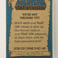 Masters Of The Universe MOTU 1984 Trading Card #71 We're Not Through Yet ENG L009805