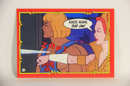 Masters Of The Universe MOTU 1984 Trading Card #72 Outfoxed By Teela ENG L009806