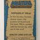 Masters Of The Universe MOTU 1984 Trading Card #72 Outfoxed By Teela ENG L009806