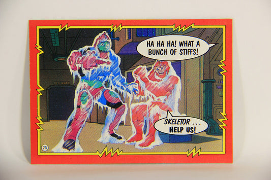 Masters Of The Universe MOTU 1984 Trading Card #73 A Cool Reception ENG L009807