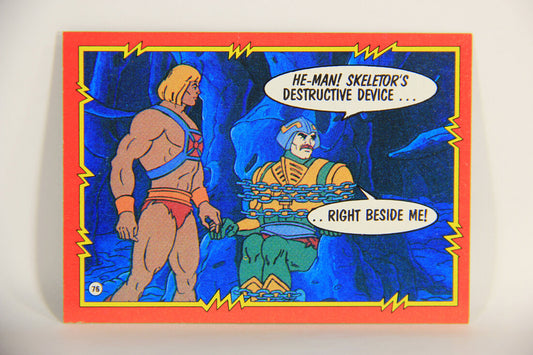 Masters Of The Universe MOTU 1984 Trading Card #76 Last Minute Rescue ENG L009810