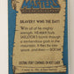 Masters Of The Universe MOTU 1984 Trading Card #78 Bravery Wins The Day ENG L009812